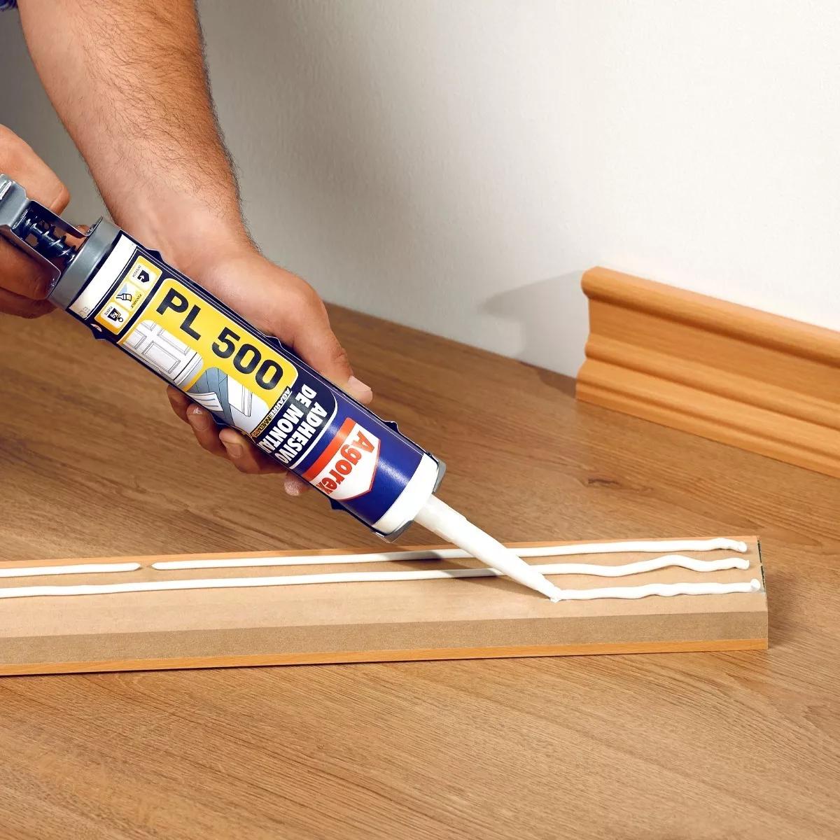 ADHESIVO HENKEL ADHESIVES AGOREX PL 500 CARTUCHO 370 ML MONTAJE - 7