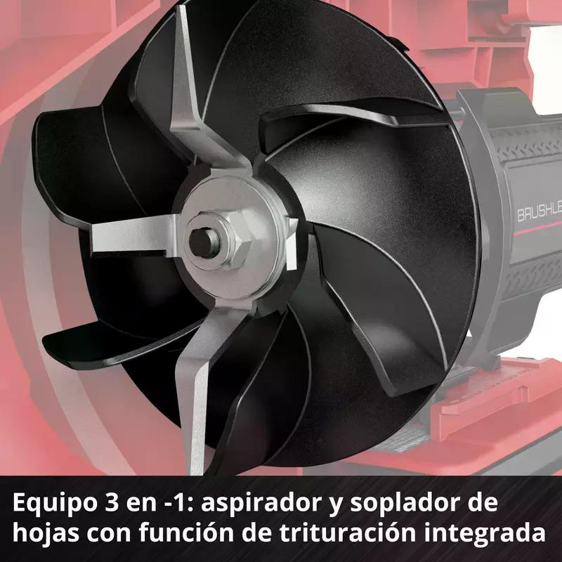 ASPIRADOR / SOPLADOR EINHELL VENTURRO 18/210 18V SIN BATERIA - 8