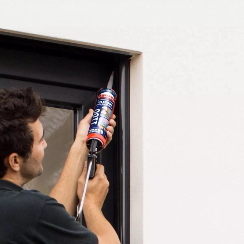 ADHESIVO HENKEL ADHESIVES AGOREX SILICONA 1100 NEGRO 300 ML - 8