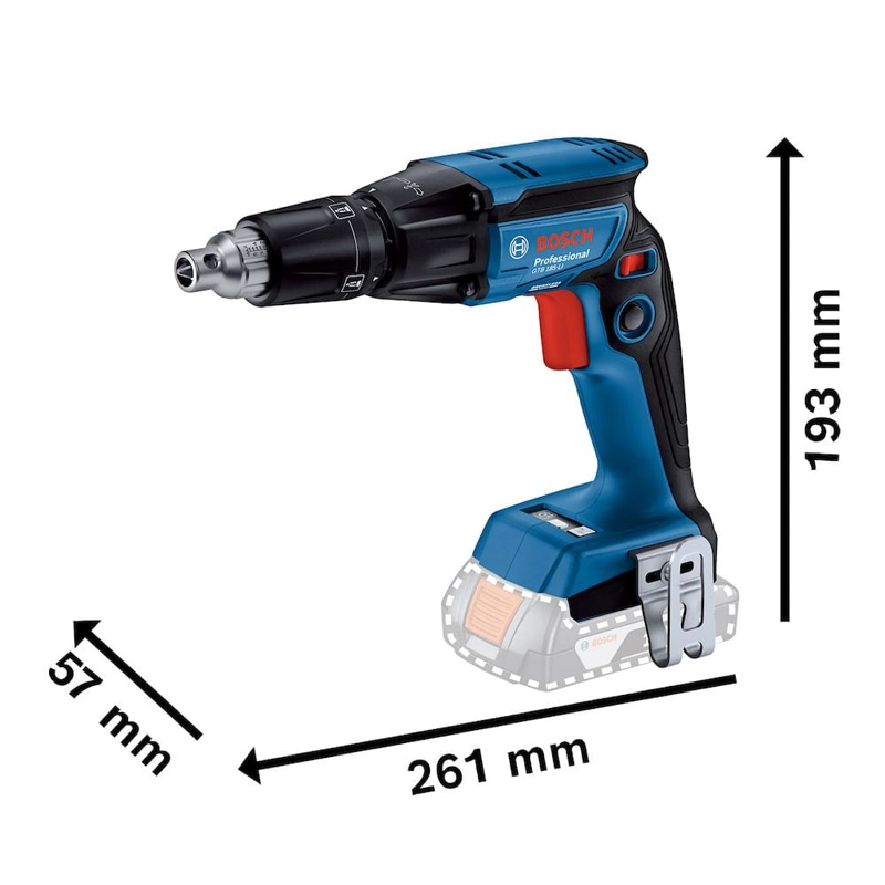 ATORNILLADOR BOSCH GTB 185-LI SOLO DRYWALL 18V - 6