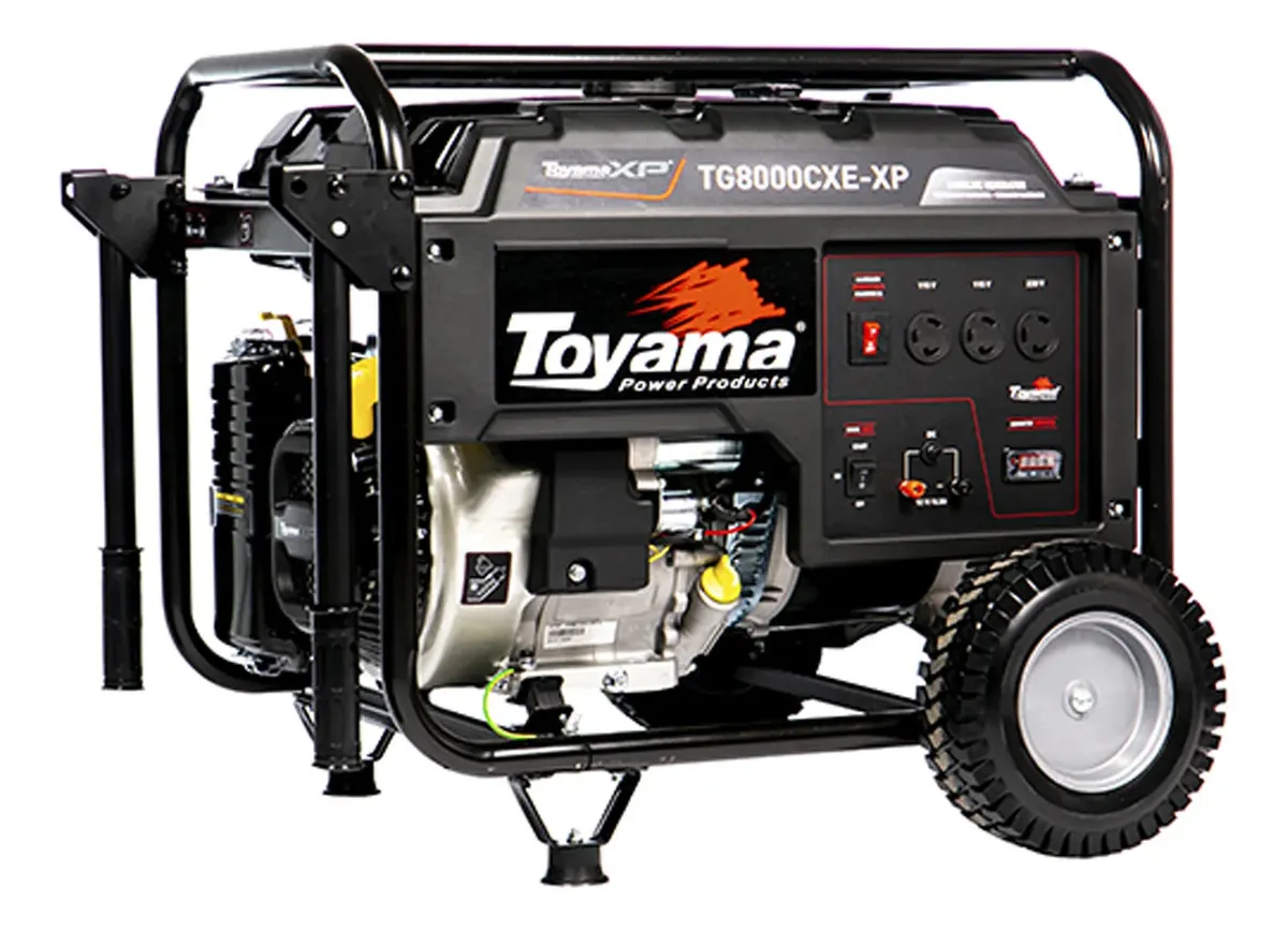 GENERADOR TOYAMA BENCINERO 6.5KW PART. ELEC. 1.5HP 201-007C - 1
