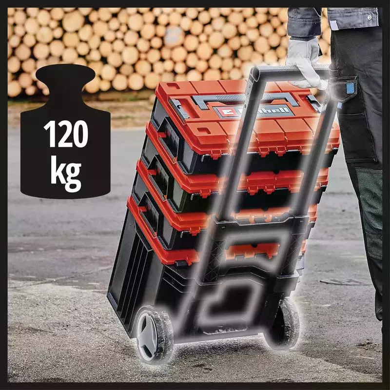 CAJA HERRAMIENTAS EINHELL E-CASE L CON RUEDA - 4