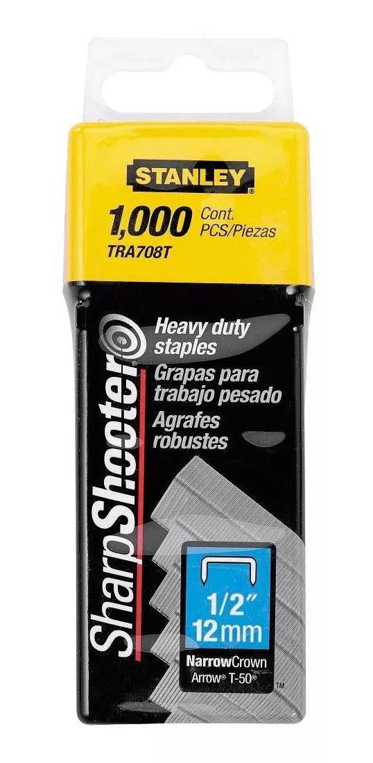 GRAPA STANLEY 1/2 TRA708 CAJA 1000 UNIDADES - 1