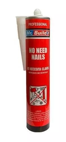 ADHESIVO MONTAJE MR BUILD BLANCO TUBO 510 GR - 1