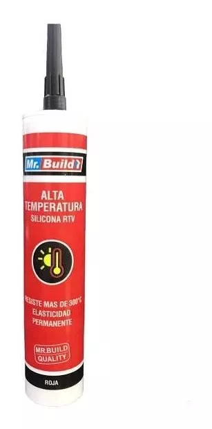 SILICONA MR BUILD ROJA ALTA TEMPERATURA 280 ML - 1