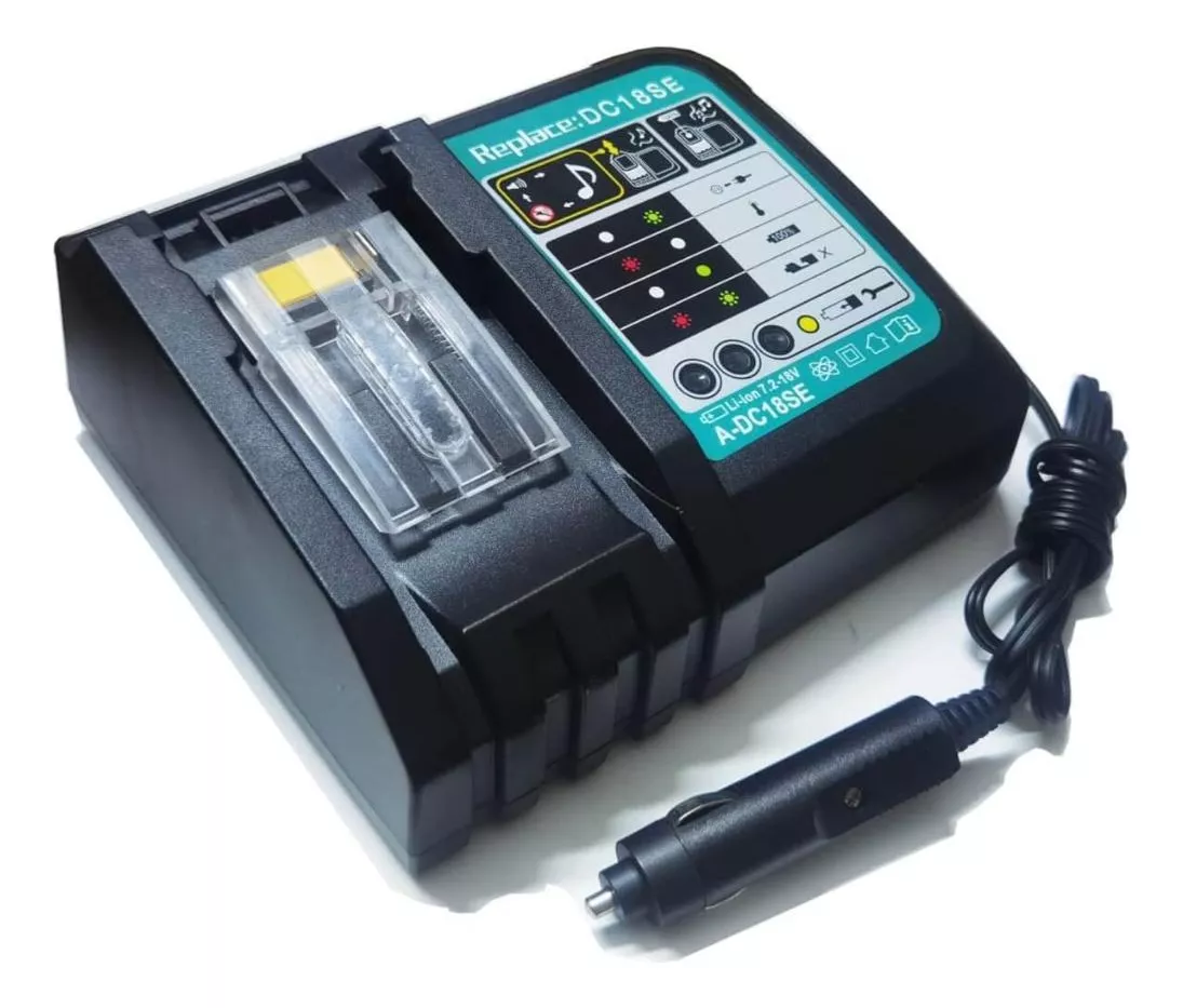 CARGADOR MAKITA PARA AUTO 12V A 24V DC18SE (194621-9) - 1