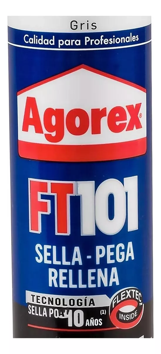 ADHESIVO AGOREX FT 101 ELASTICO PROFESIONAL GRIS 300ML - 4