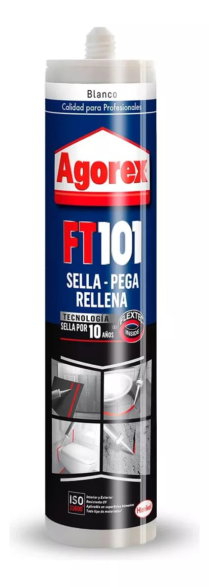 SELLADOR ACRILICO AGOREX FT 101 PINTABLE BLANCO 300 ML - 3