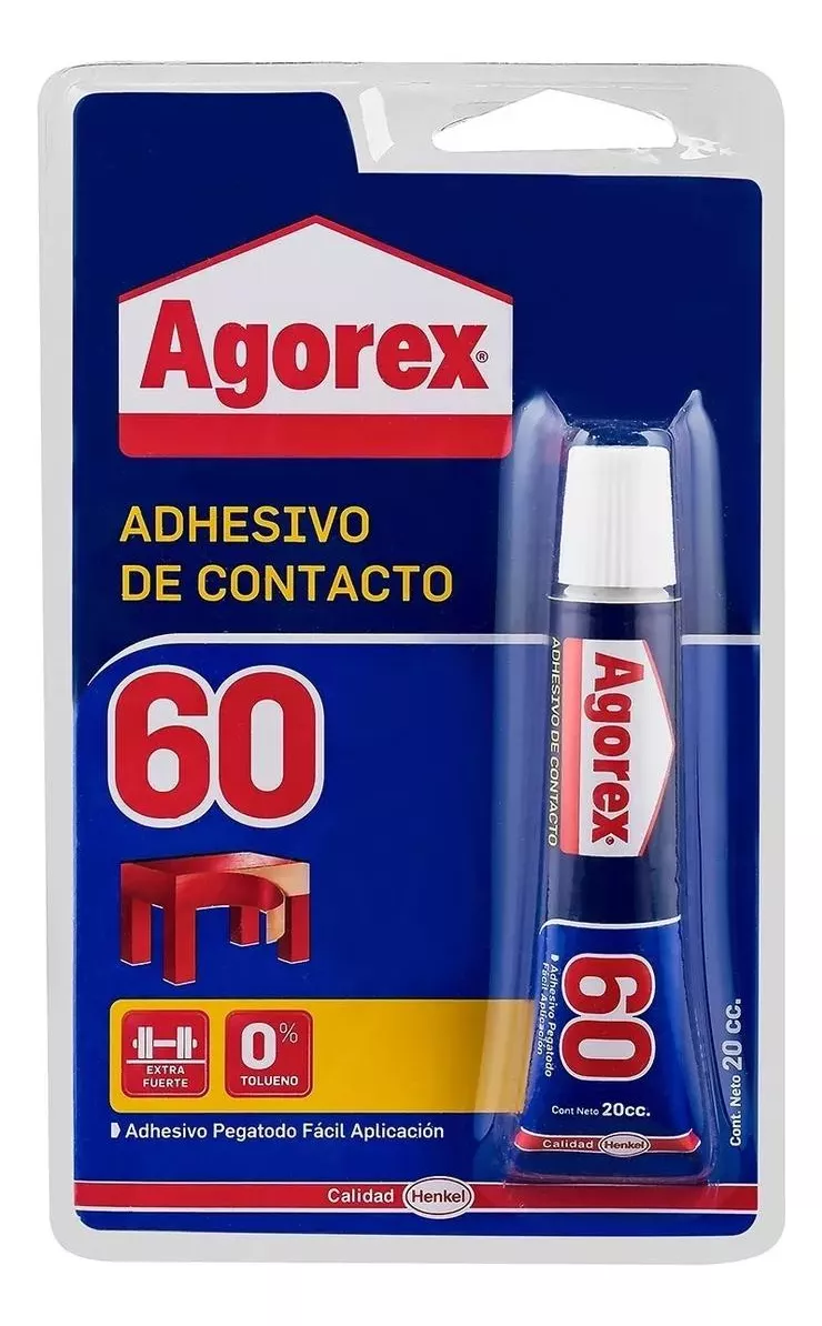 ADHESIVO PEGAMENTO CONTACTO TRANSPARENTE AGOREX 20 ML - 1
