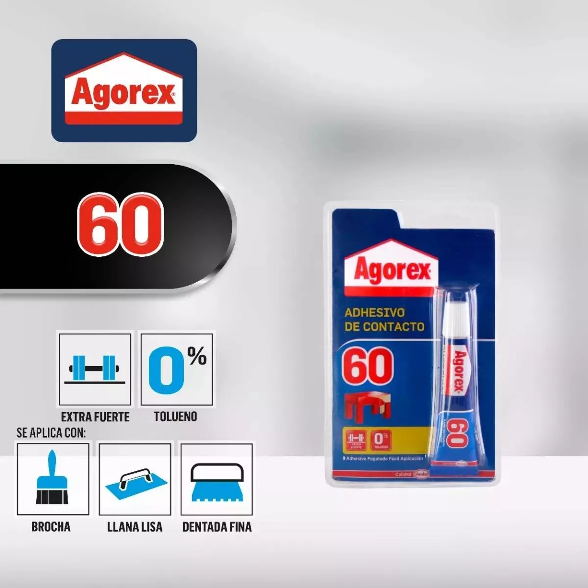 ADHESIVO PEGAMENTO CONTACTO TRANSPARENTE AGOREX 20 ML - 5