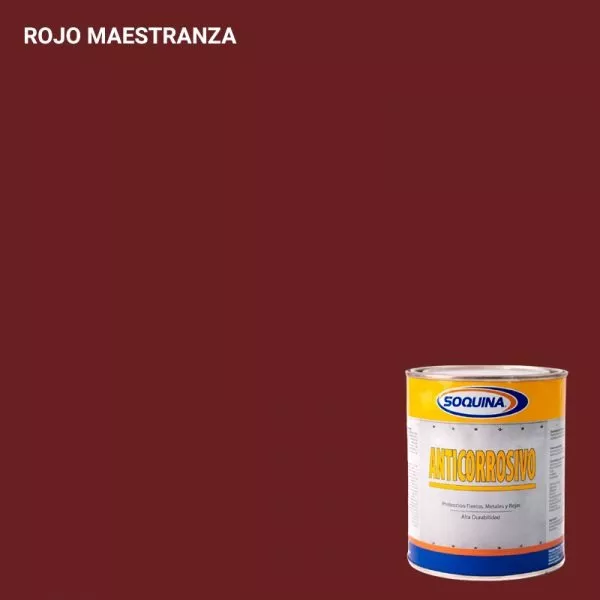 PINTURA ANTICORROSIVO SOQUINA ROJO MAESTRANZA GL - 2