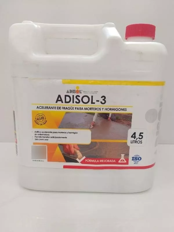 ADISOL 3 ACELERANTE DE FRAGUE 4.5 BIDON - 1