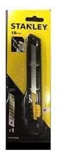 CUCHILLO STANLEY CARTONERO PLASTICO 18MM 10323 - 5