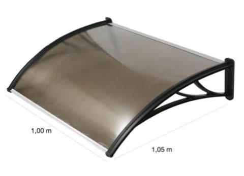 ALERO LISTO DVP 1.00X1.05M BRONCE - 2