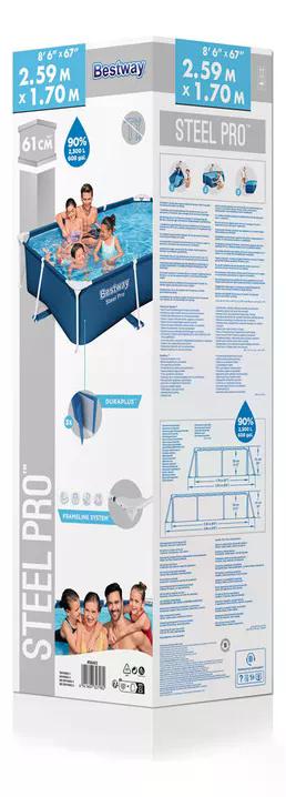 PISCINA BESTWAY ARMABLE 2.59M X 1.70M X 61 CM - 6