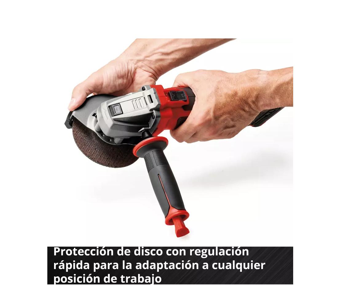 ESMERIL EINHELL 4 1/2 TE-AG 18/115-2 LI SIN BAT NI CARG - 4