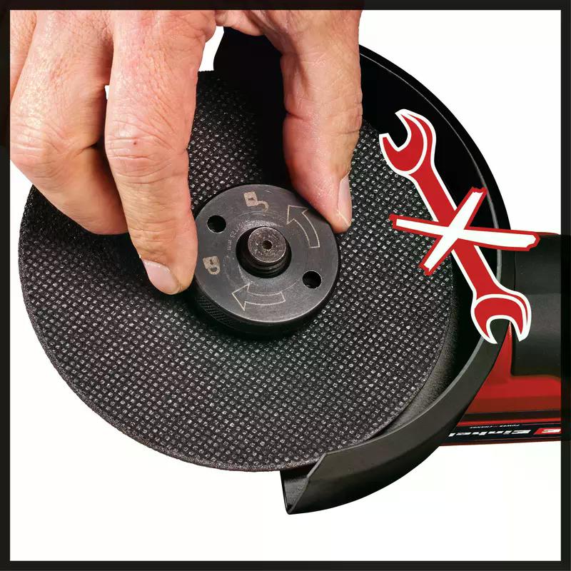 ESMERIL ANGULAR 5' EINHELL 18V TP-AG 18/125 CE Q LI - SOLO - 8