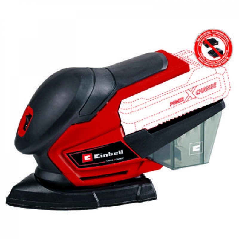 LIJADORA EINHELL ORBITAL INALÁMBRICA TE-OS 18/150 SOLO 18V - 1