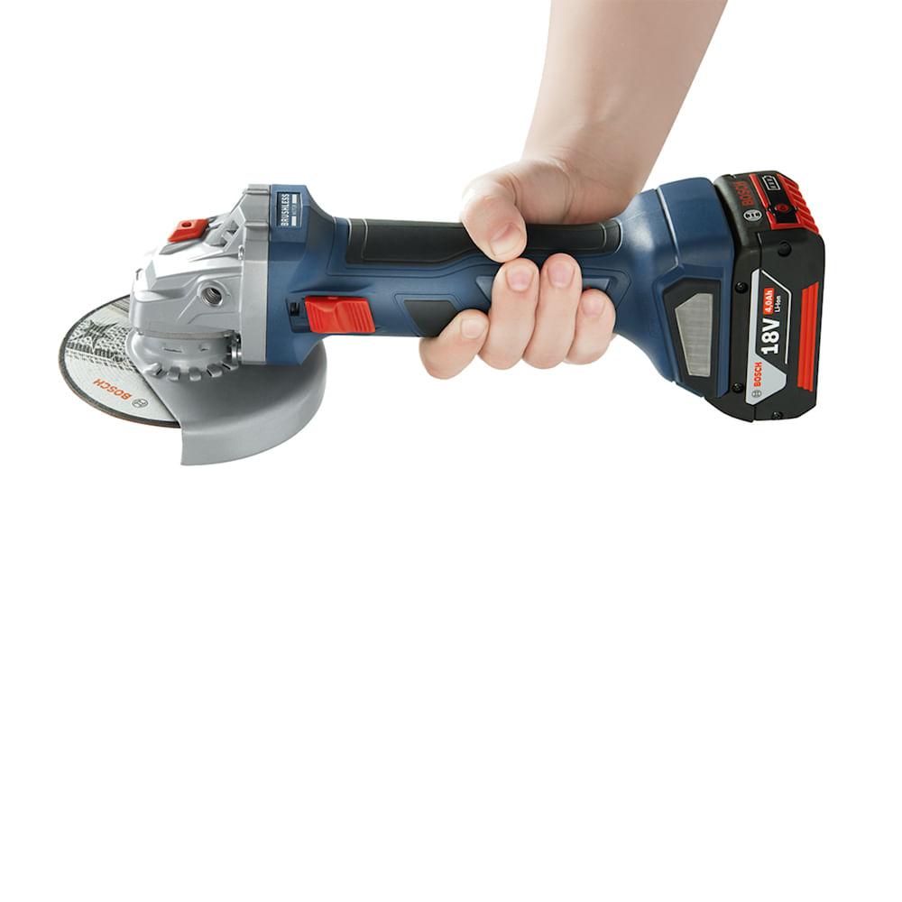 ESMERIL ANGULAR BOSCH 7 GWS 180-LI PROF SIN BAT NI CARG - 5
