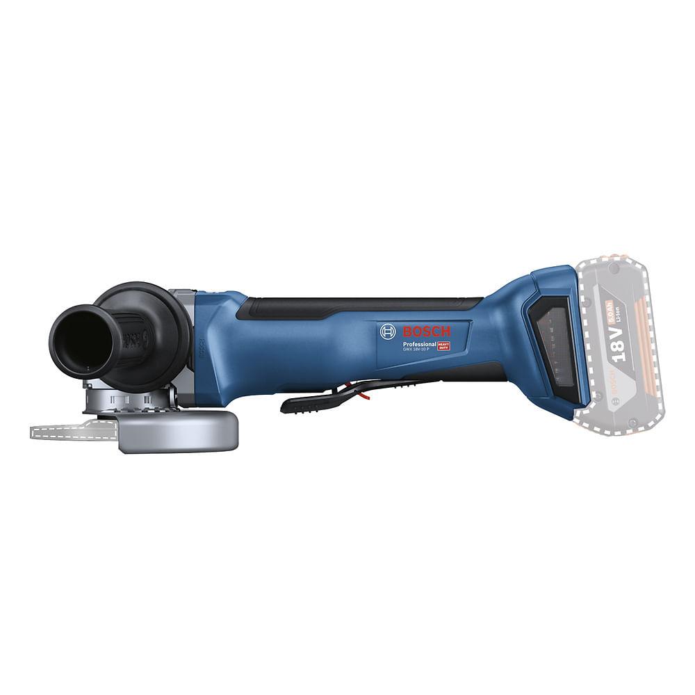 ESMERIL ANGULAR BOSCH 5' INAL.GWX 18V-10PC - 3