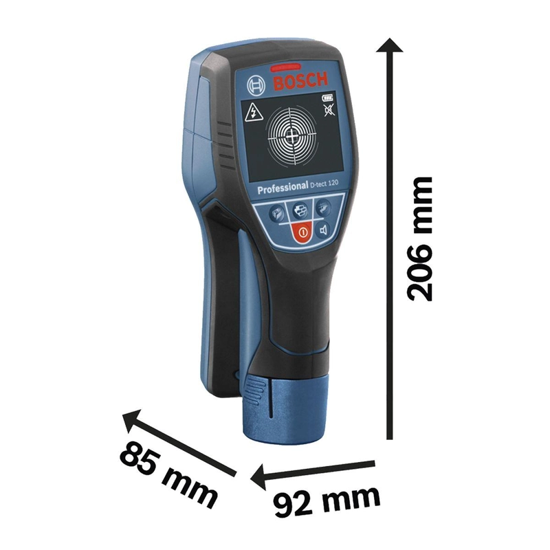 DETECTOR MATERIALES BOSCH 120MM D-TECT 120 - 4