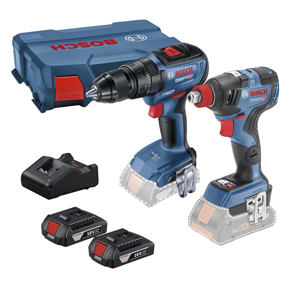 COMBO BOSCH TALADRO GSB 18V-50 + LLAVE IMPACTO BOSCH GDX 18V-200 - 1