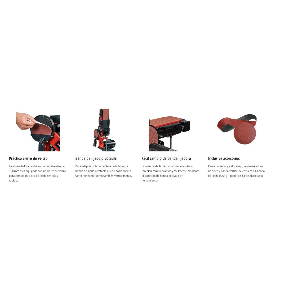 LIJADORA BANDA ESTACIONARIA EINHELL TC-US 380 3000W - 4