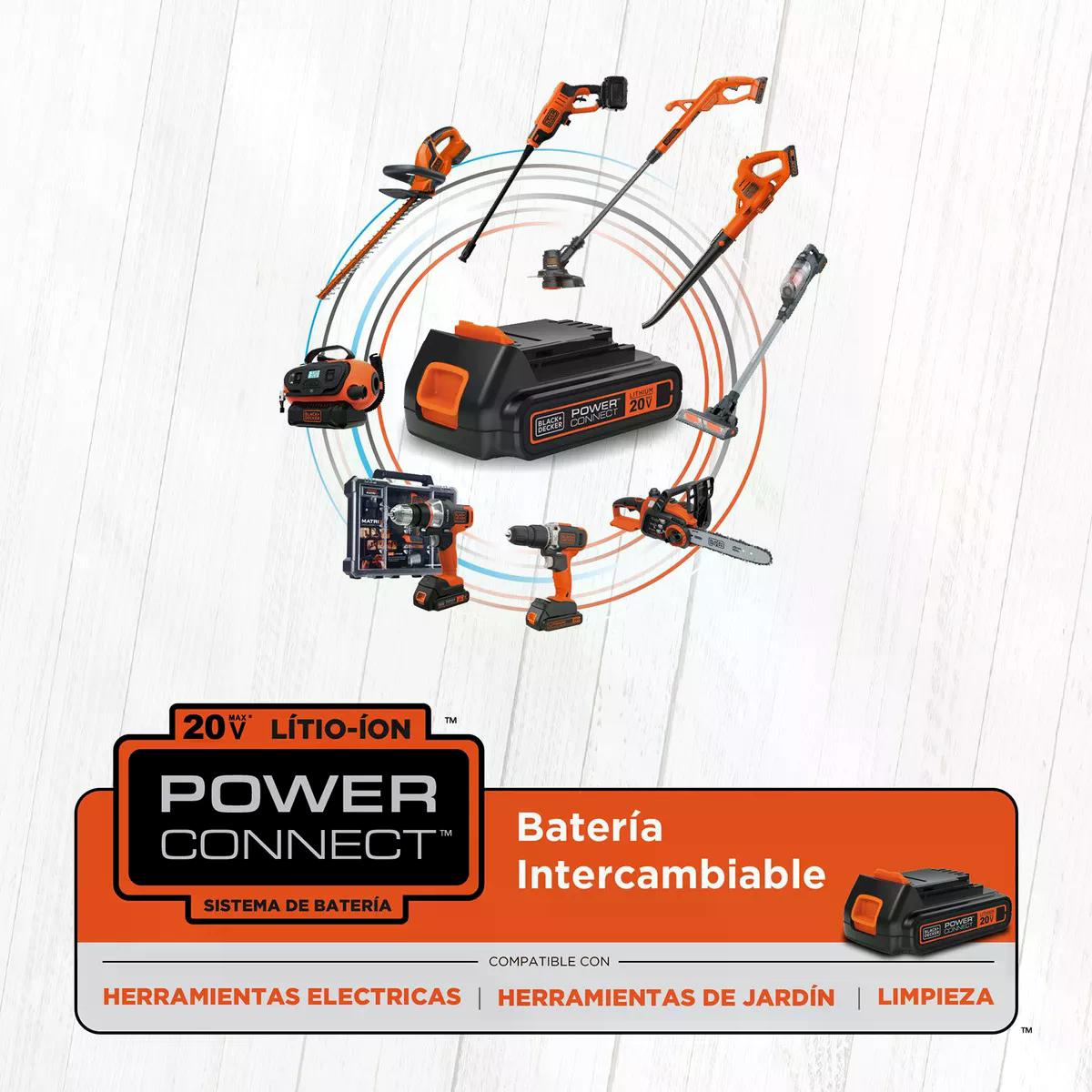 KIT HOMEWORK TALADRO ATORNILLADOR 20V MÁX BLACK+DECKER - 7