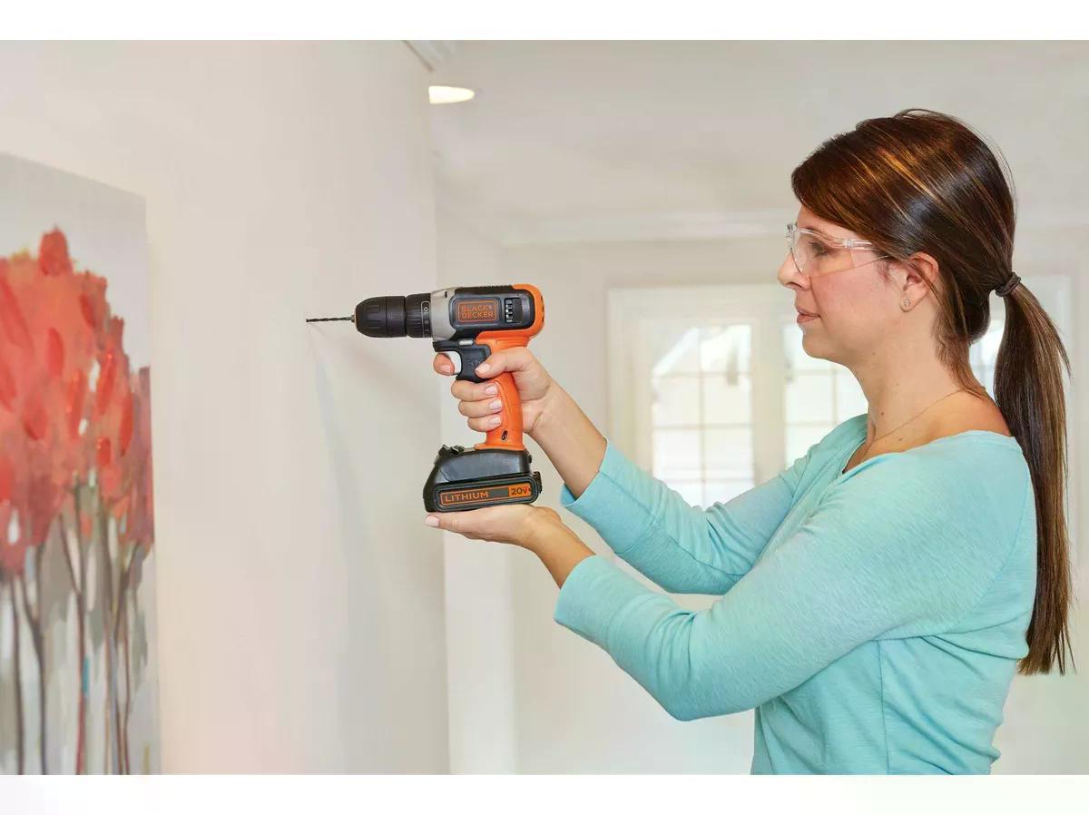 KIT TALADRO BLACK+DECKER BCD702PK2B +2BAT 1.5A+CARG+54ACC - 3