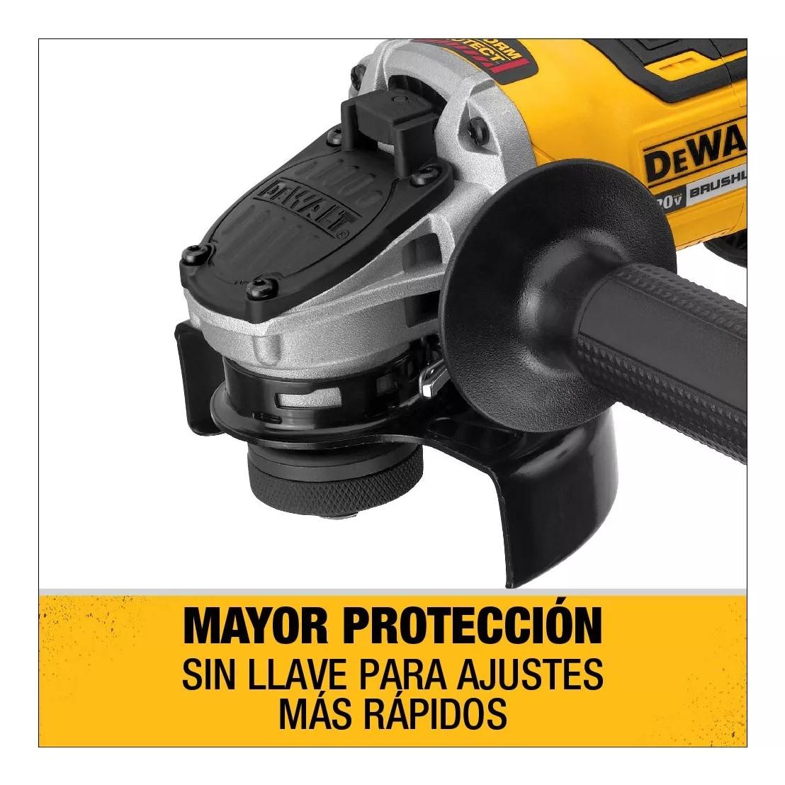 KIT ESMERIL 4-1/2 20V + 2 BATERÍAS POWERSTACK 5AH DEWALT DCG413H2-B2 - 5
