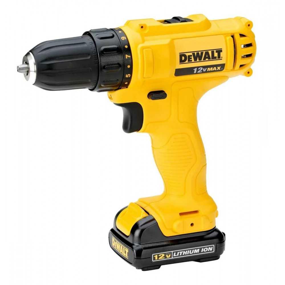 KIT DEWALT DCD700LC1 -KIT TALADRO ROTACION 12V + BAT. 1.3AH + ACC. DWMTC15 + MALETÍN 15L - 2