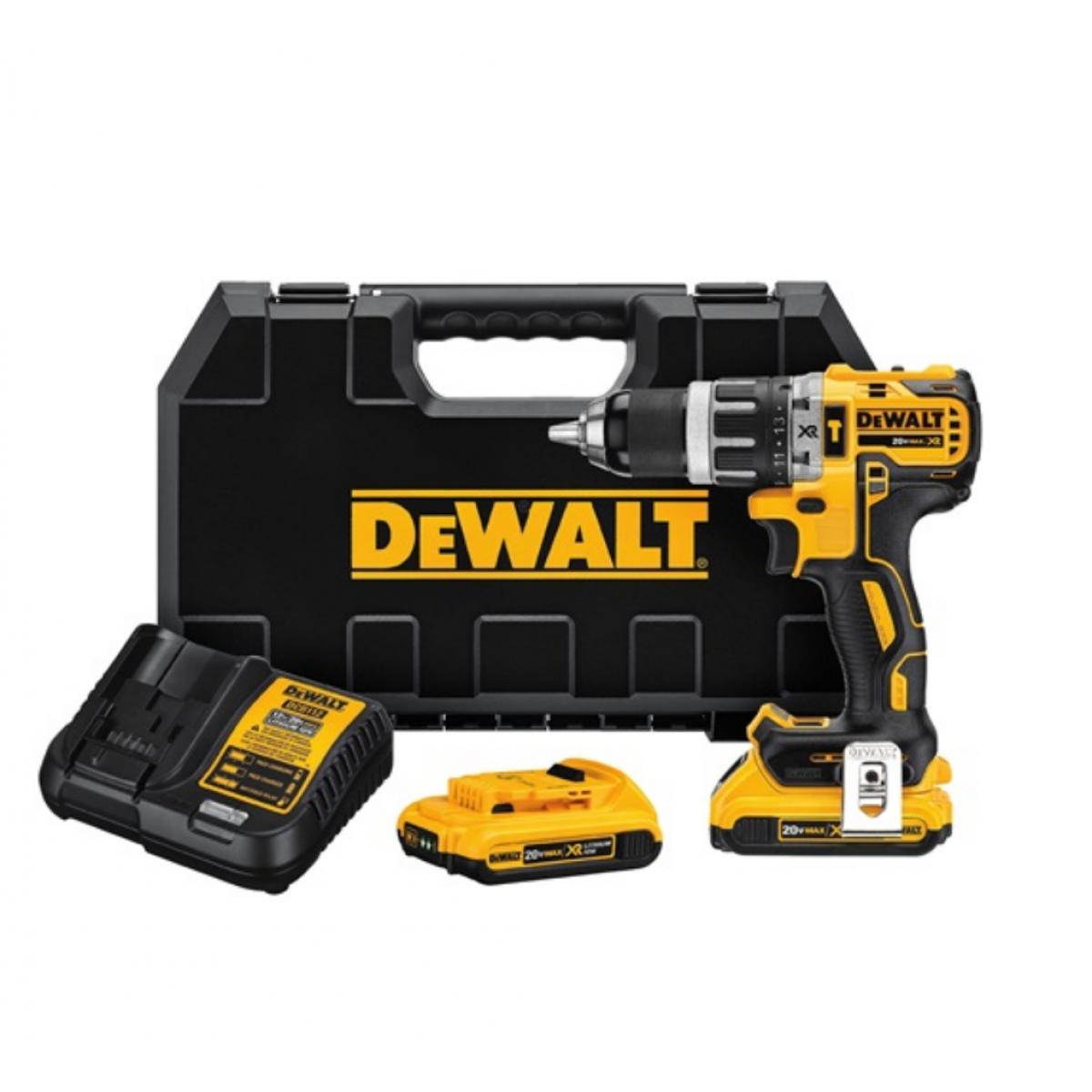 TALADRO PERCUTOR DEWALT DCD796D2-B2 13MM 20V (BRUSHLESS) - 1