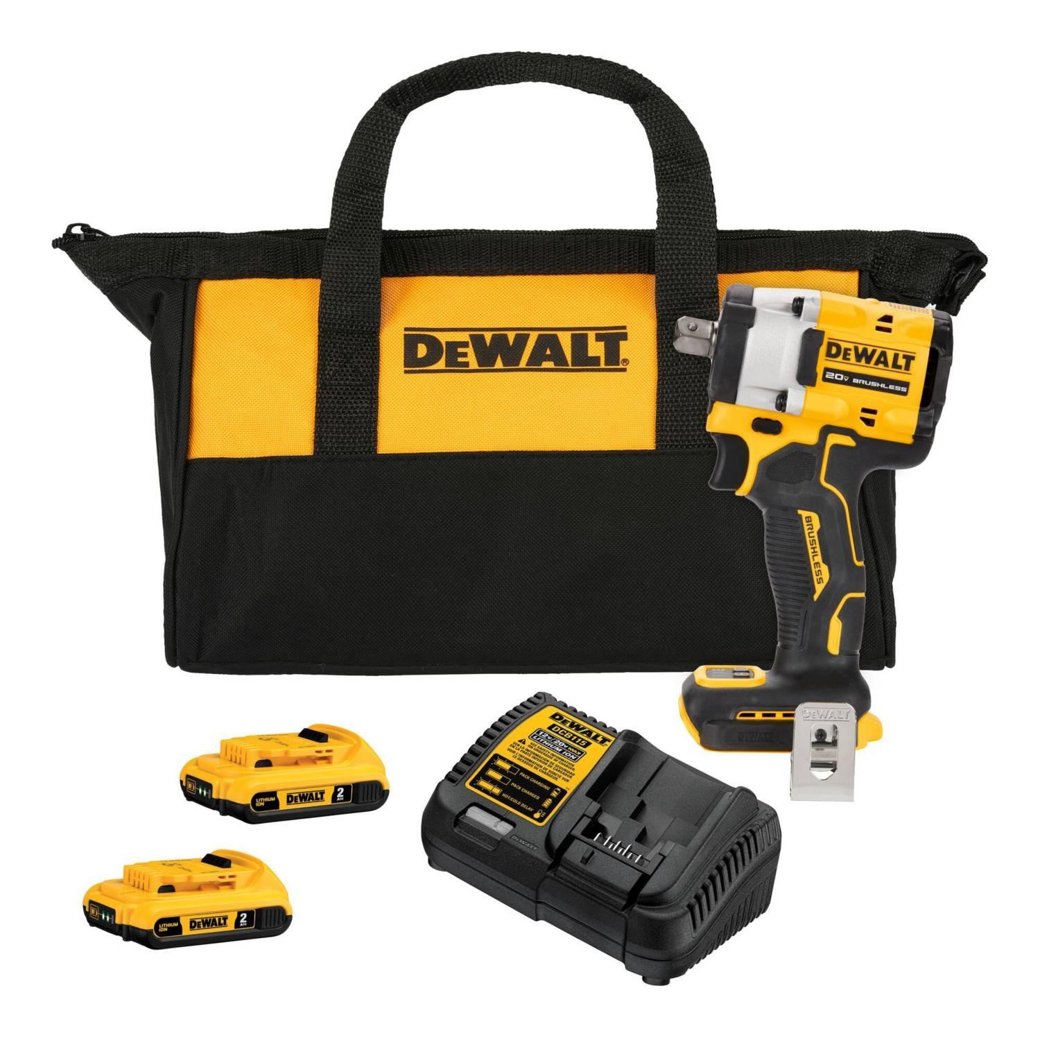 KIT LLAVE DE IMPACTO 1/2 ATOMIC 20V DEWALT DCF922D2-B2 - 1