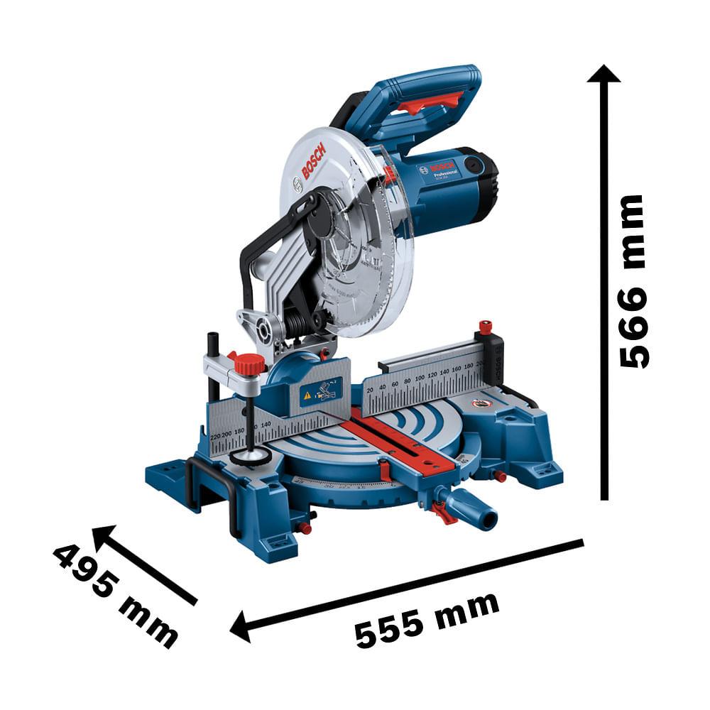 INGLETEADORA BOSCH GCM 254 M PROF 1750W - 7