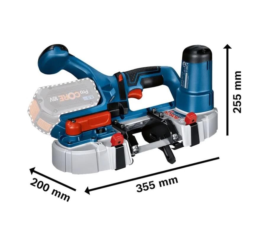 SIERRA CINTA BOSCH INALBRICA GCB 18V-63 - 4