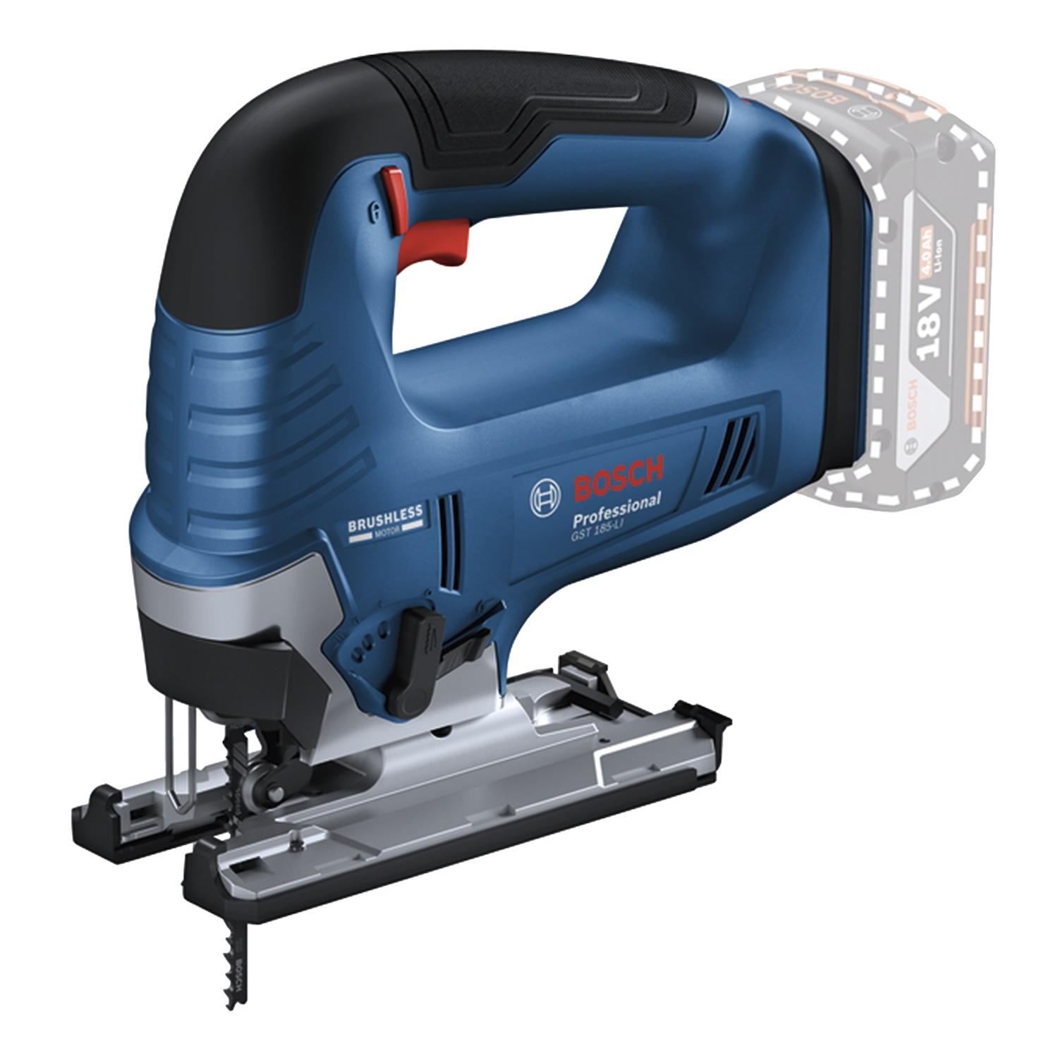 SIERRA CALADORA INALAMBRICA BOSCH GST 185-LI SOLO NO INCLUYE BATERIA NI CARGADOR - 1