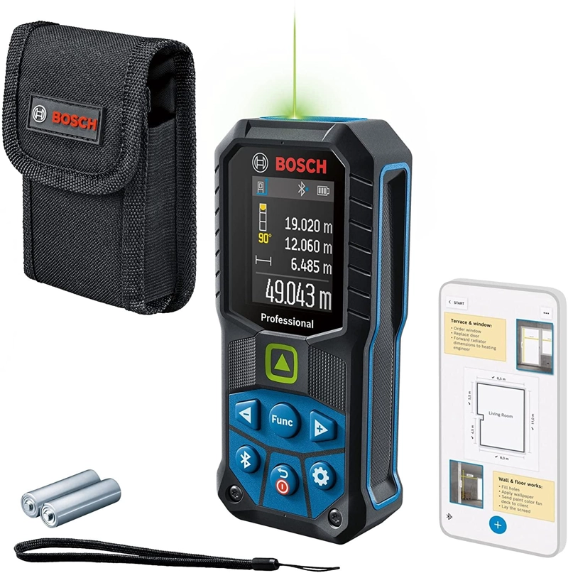 MEDIDOR LÁSER BOSCH GLM 50-27 CG CONECTI 50M VERDE - 6