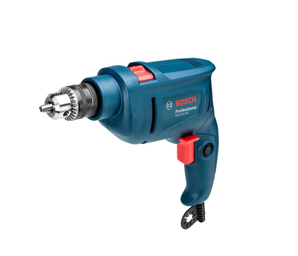 TALADRO PERCUTOR BOSCH GSB 450 RE STD 450W-220V - 1