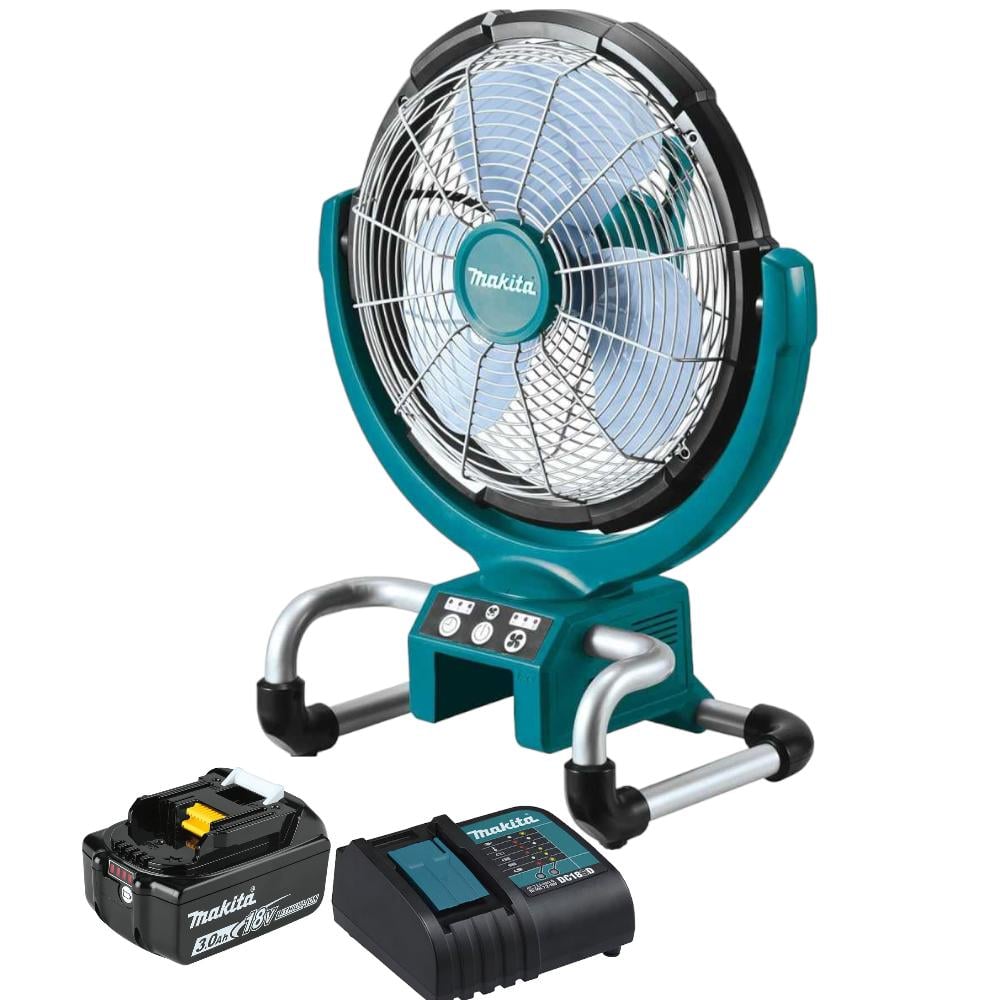 KIT MAKITA 18V BAT3.0 AH +CARG + VENTILADOR DCF300 DE REGALO - 1
