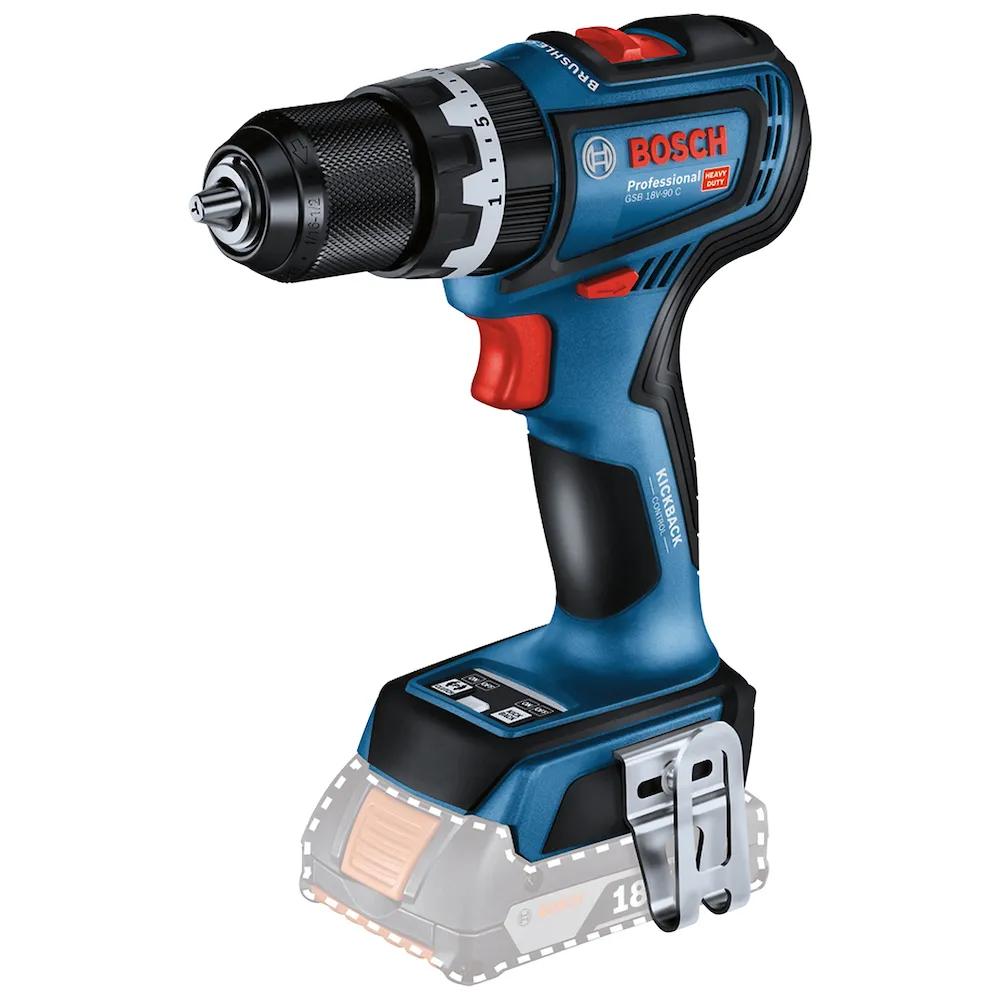 TALADRO PERCUTOR ATORNILLADOR BOSCH GSB 18V-90C 18V BRUSHLESS (SIN BATERÍA) - 2