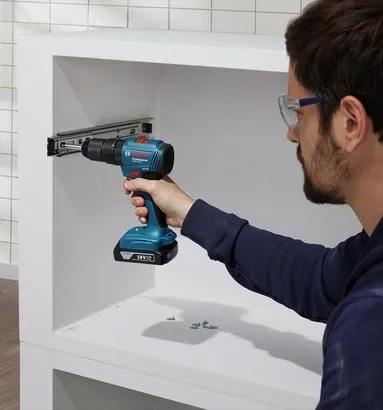 TALADRO PERCUTOR BOSCH GSB 185 LI 18V+1 BAT 2.0+CARG +MALET - 2