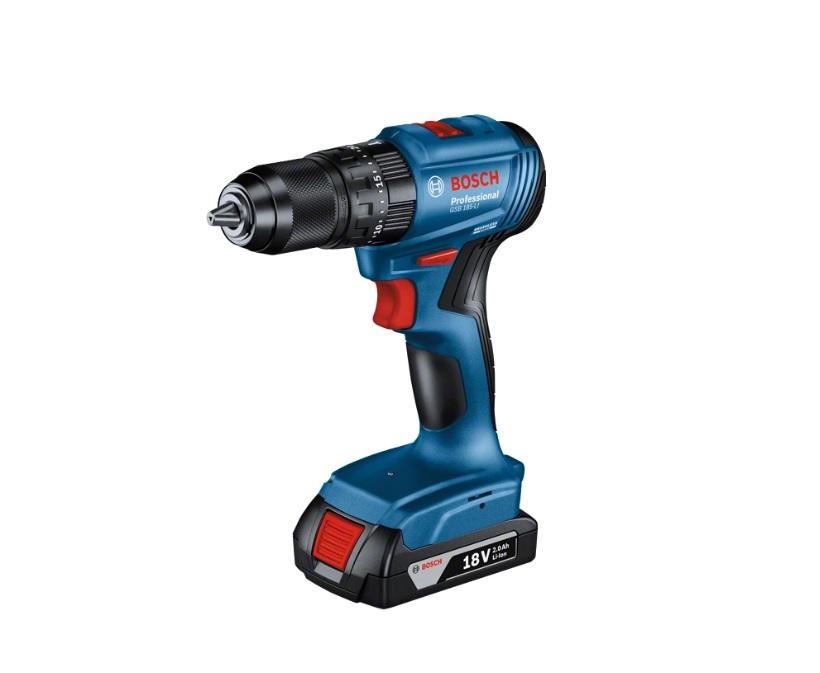 TALADRO PERCUTOR BOSCH GSB 185 LI 18V+1 BAT 2.0+CARG +MALET - 3