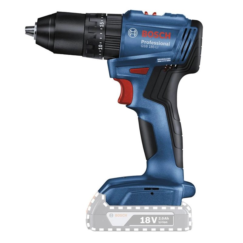 TALADRO PERCUTOR BOSCH GSB 185 LI 18V BRUSHLESS - 3