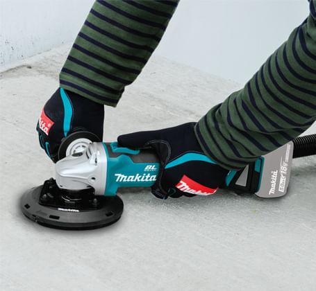 ESMERIL ANGULAR MAKITA DGA454RFE 4 1/2 18V+2 BAT 3.0A+ CARG - 3