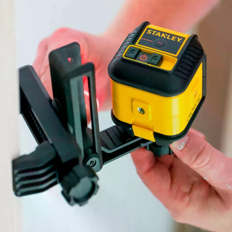 NIVEL LÁSER DEWALT CRUZ STANLEY STHT77502-TLM99 + MEDIDOR VERDE - 4
