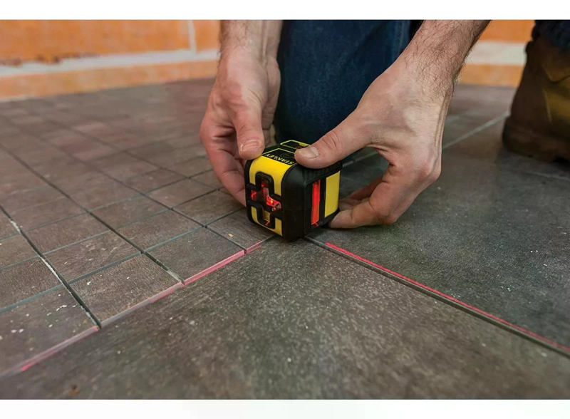 NIVEL LÁSER DEWALT CRUZ STANLEY STHT77502-TLM99 + MEDIDOR VERDE - 6