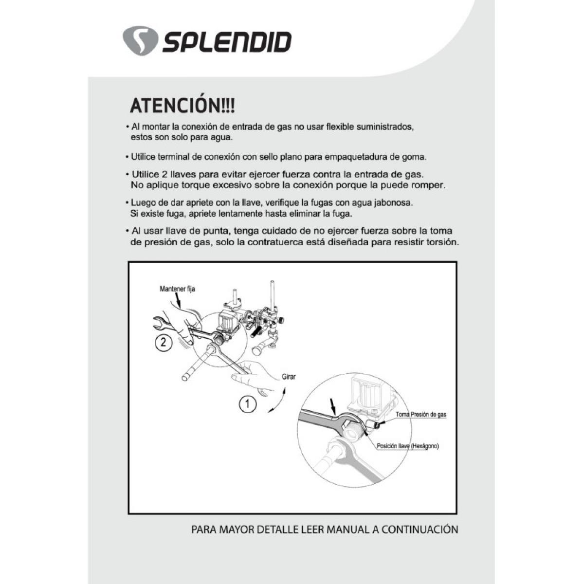 CALEFON SPLENDID GAS LICUADO 5L IONIZADO - 5