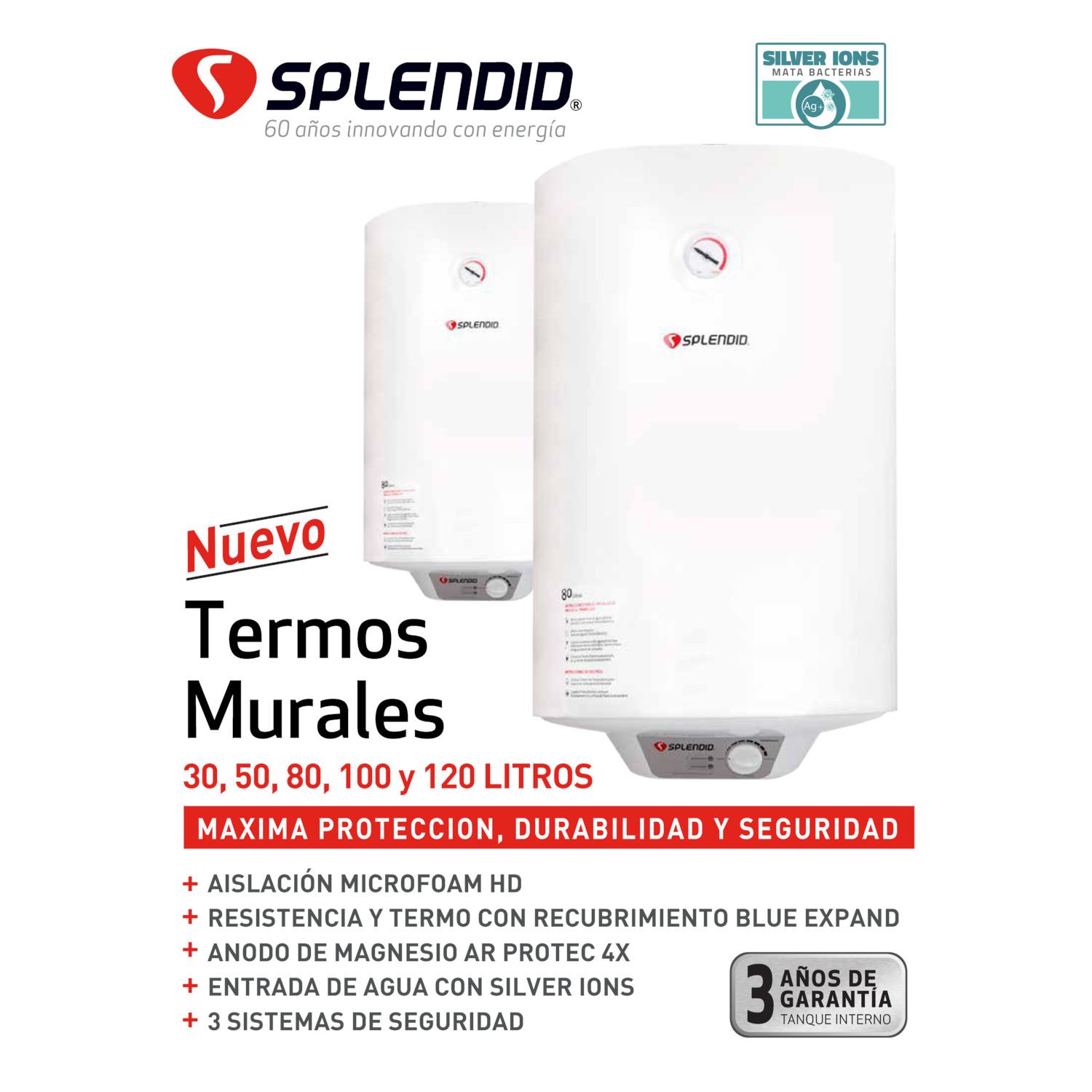 TERMO ELÉCTRICO SPLENDID 120L COLGAR - 8