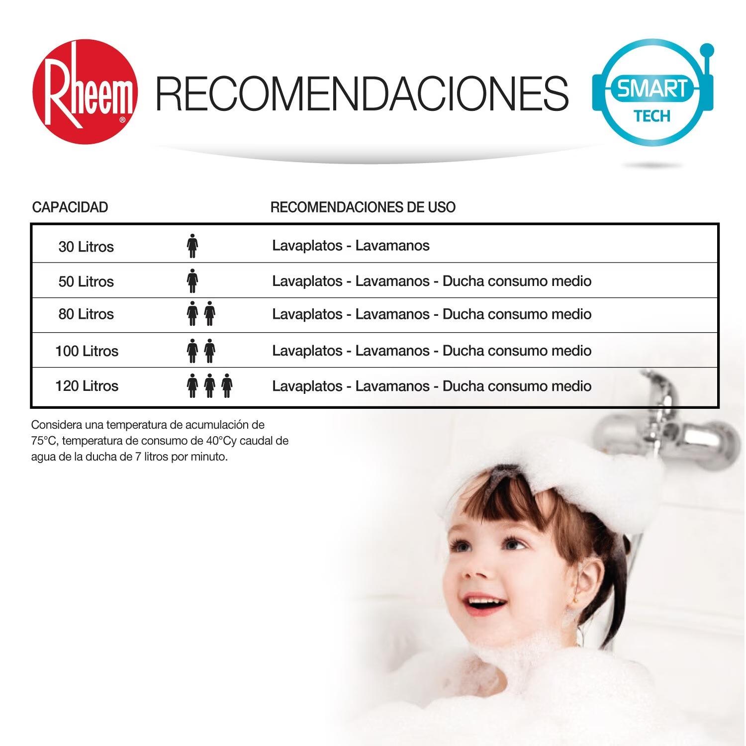 TERMO ELÉCTRICO RHEEM 50L COLGAR - 4