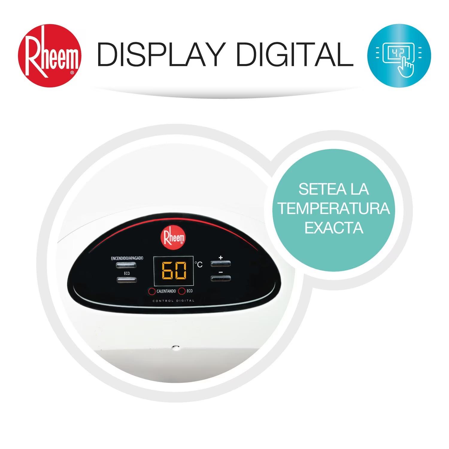 TERMO ELÉCTRICO RHEEM 50L COLGAR - 6